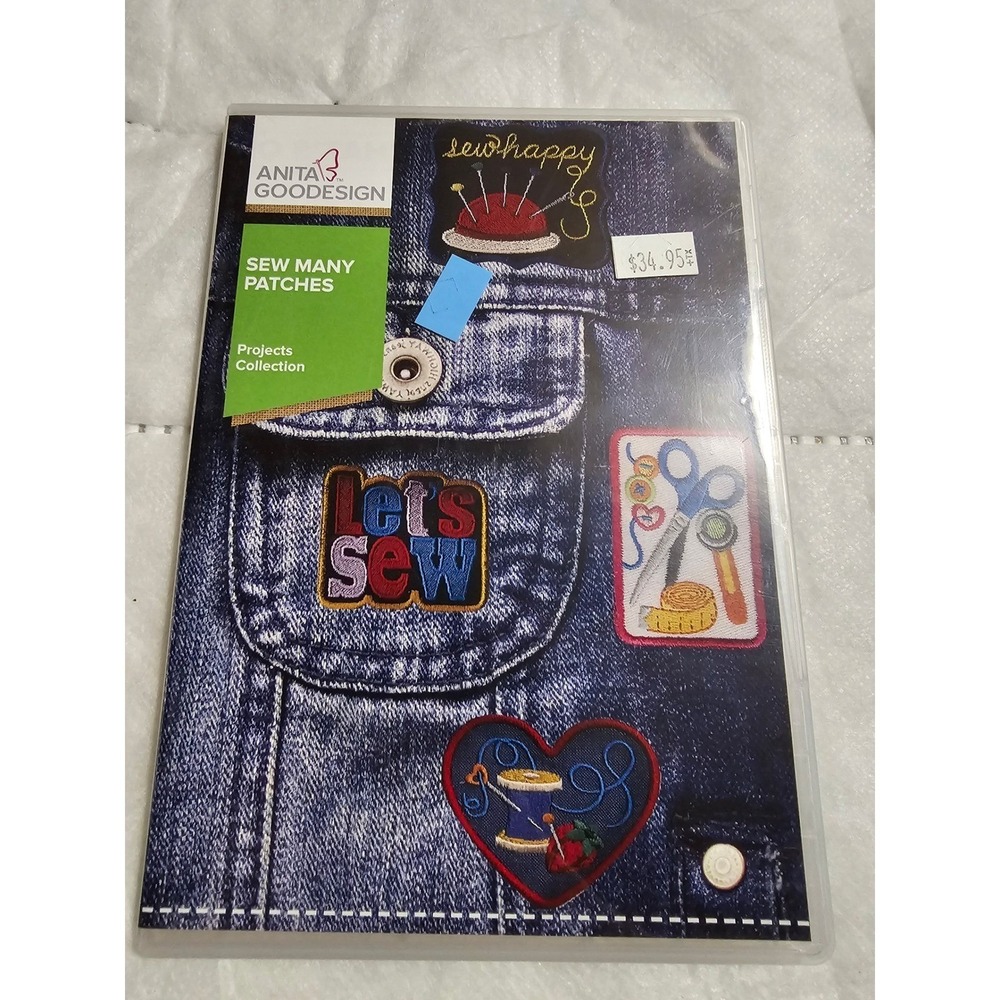 Anita Goodesign Sew Many Patches Embroidery‎ Designs Projects Collection